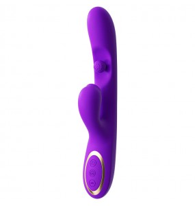 MizzZee - Spin G-Spot Lick Vibrator Wand (Chargeable - Purple)